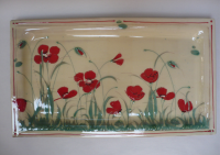 plat  cake coquelicot
