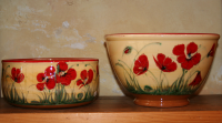 petits saladiers coquelicot