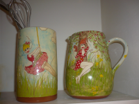 pot  couverts et vase