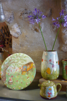 grand plat vase et thiere